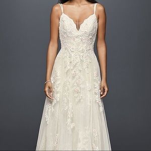 A-Line Wedding Dress with Straps